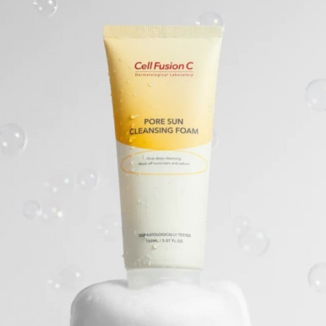 Cell Fusion C Pore Sun Cleansing Foam 150ml - Shop K-Beauty in Australia