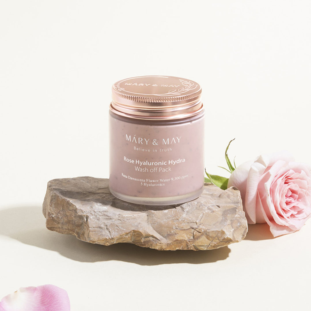 Mary&May Rose Hyaluronic Hydra Wash Off Pack 125g - Shop K-Beauty in Australia