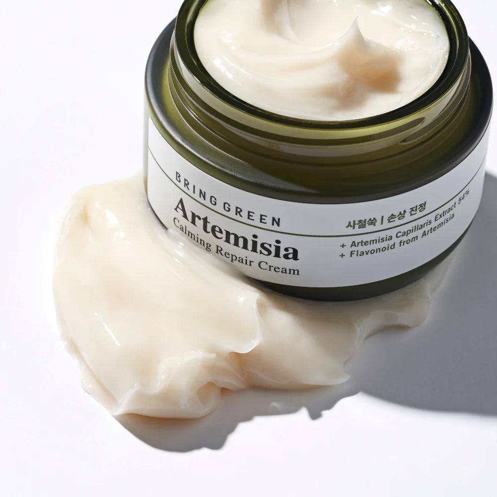 Bring Green Artemisia Calming Repair Cream 1+1 (75ml + 75ml) Set - Shop K-Beauty in Australia