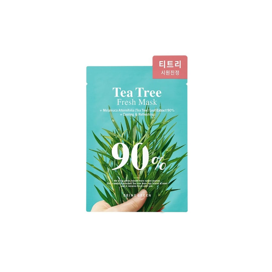 Bring GreenTea Tree 90% Fresh Mask 1pc - La Cosmetique
