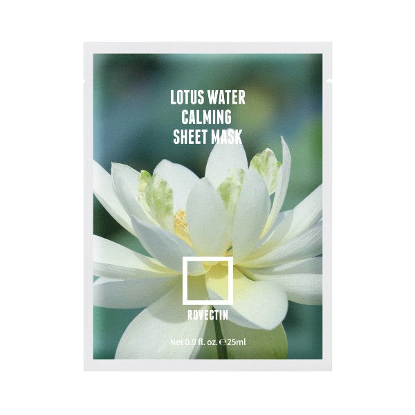 RovectinClean Lotus Water Calming Sheet Mask 1pc - La Cosmetique