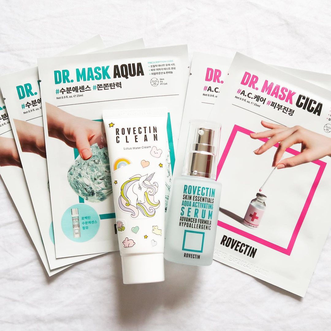 @Skinwithlinh x Rovectin Reviews: Lotus Water Cream & Skin Essentials Aqua Activating Serum