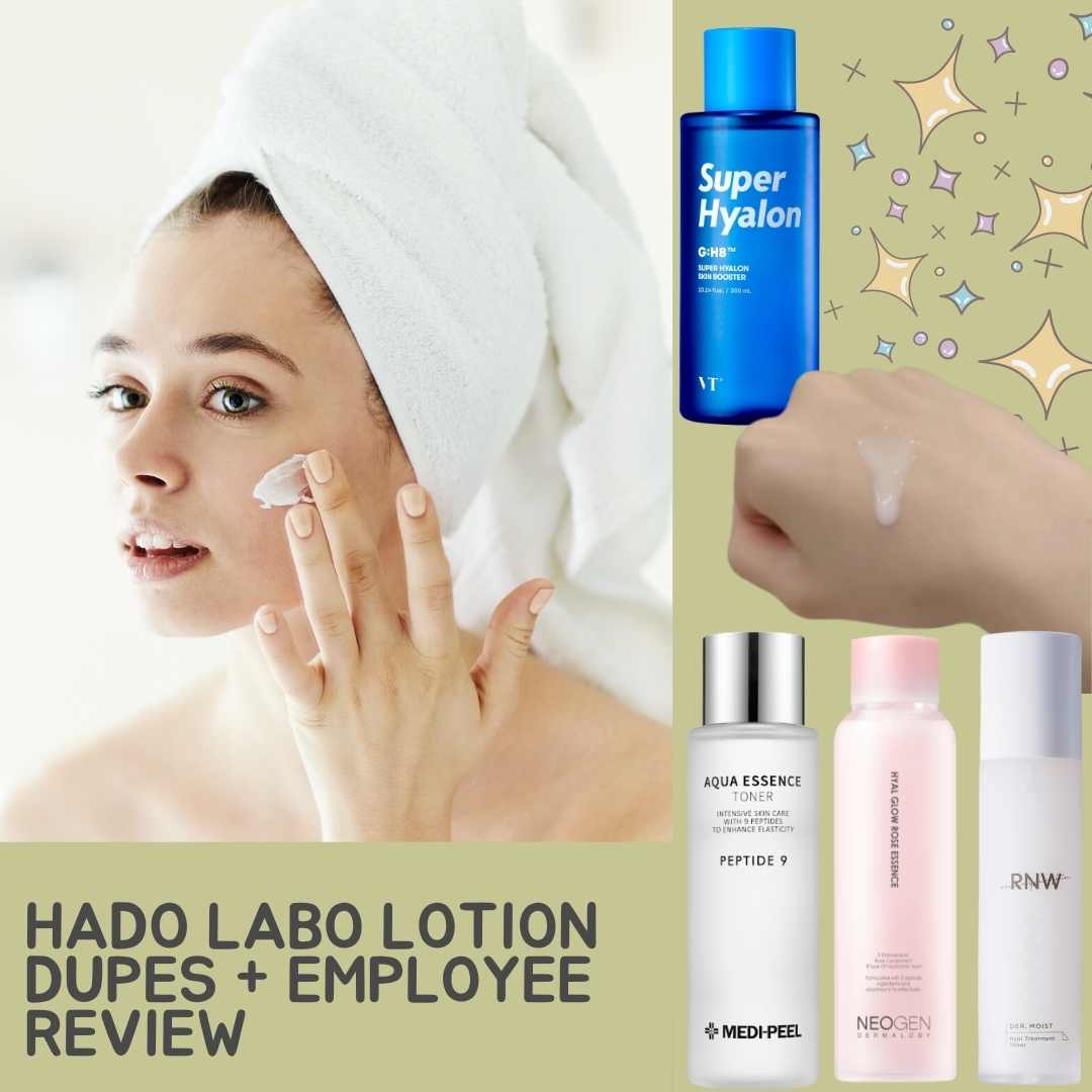 Hado Labo Lotion Dupes + Employee Review