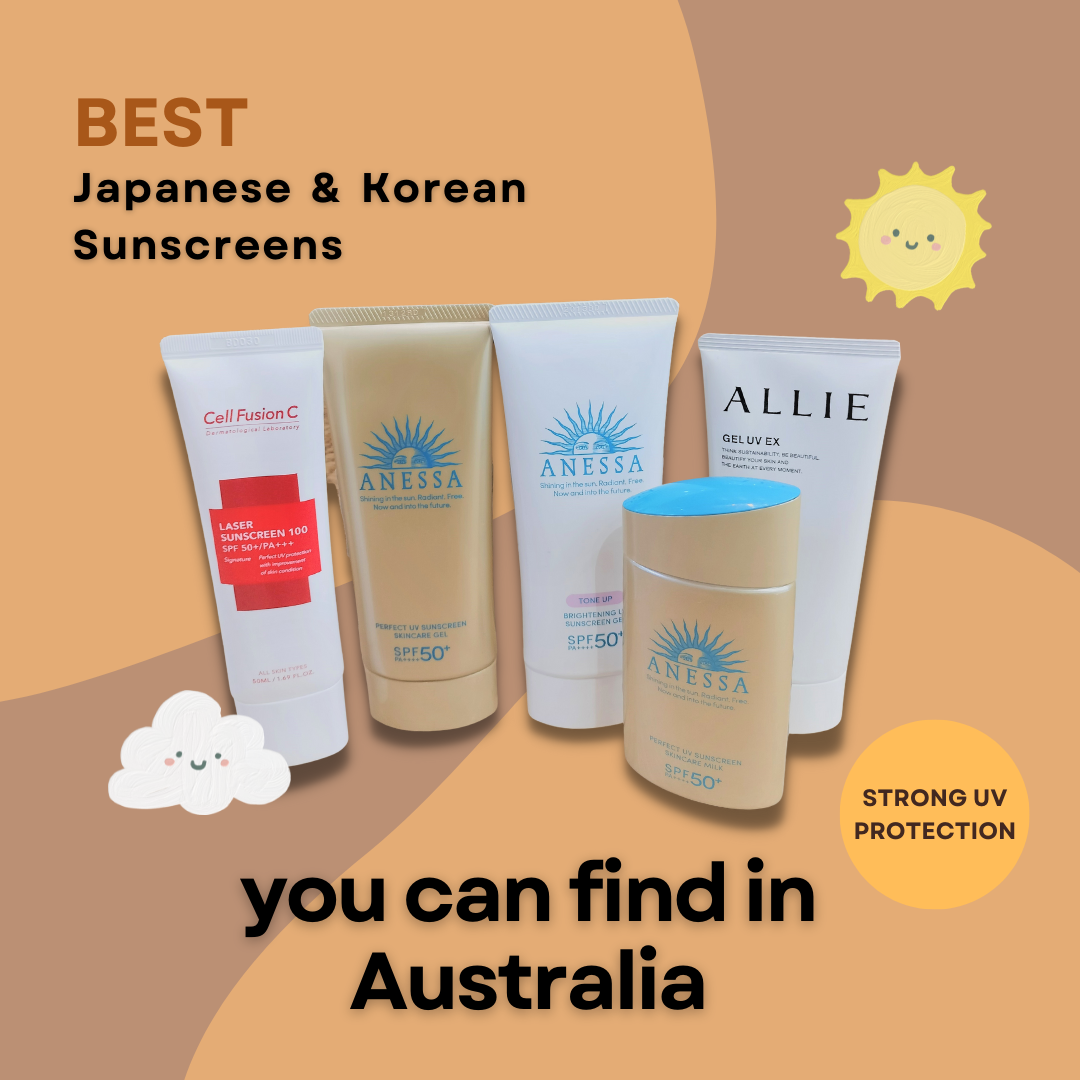 Best Japanese & Korean Sunscreens You Can Find in Australia