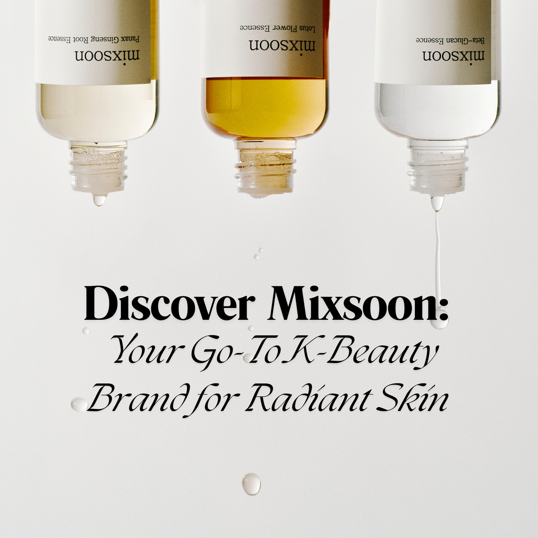 Mixsoon's guide for radient skin. Korean skincare best seller Mixsoon for minimalistic kbeauty