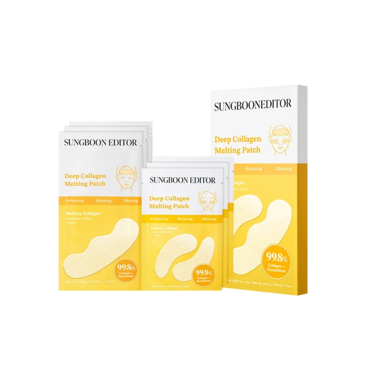 Sungboon Editor Deep Collagen Melting Patch Set (3ea+3ea) - Shop K-Beauty in Australia