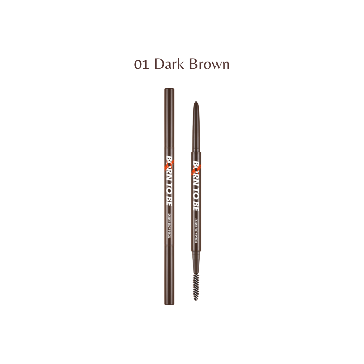 A'pieu Born To Be Madproof Skinny Brow Pencil for eyebrows, featuring a slim tip for precise application and natural eyebrow shaping.