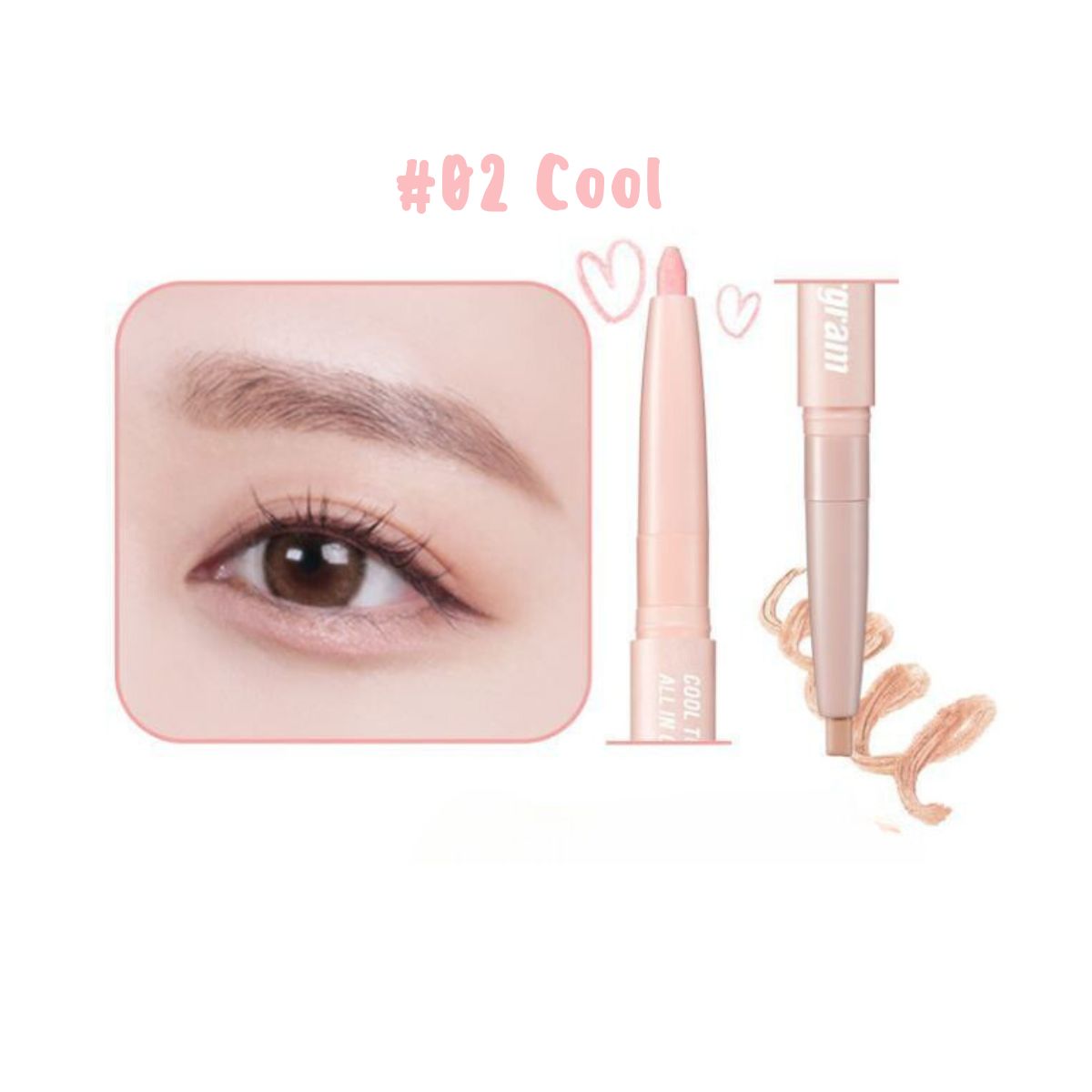 Colorgram All In One Aegyo-Sal Maker liquid eyeliner pen with a sleek black design and precise applicator tip.