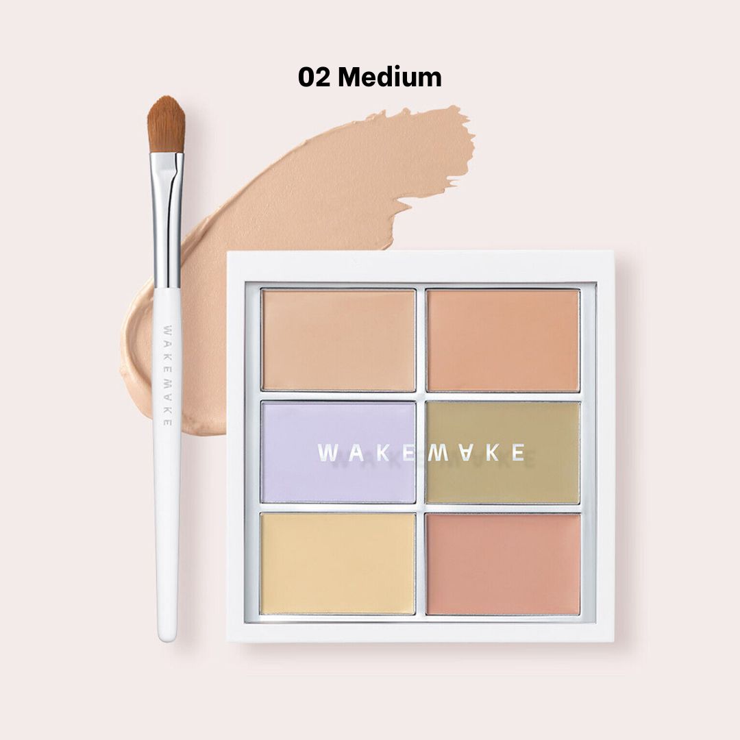 WAKEMAKE Defining Cover Conceal-Fit Palette (2 Shades) - Shop K-Beauty in Australia