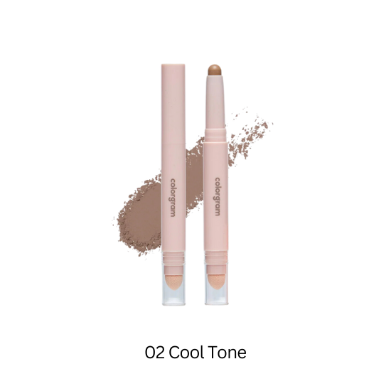Colorgram Re-Forming Contour Stick in cool tone, showing the twist-up pencil with contour shade visible
