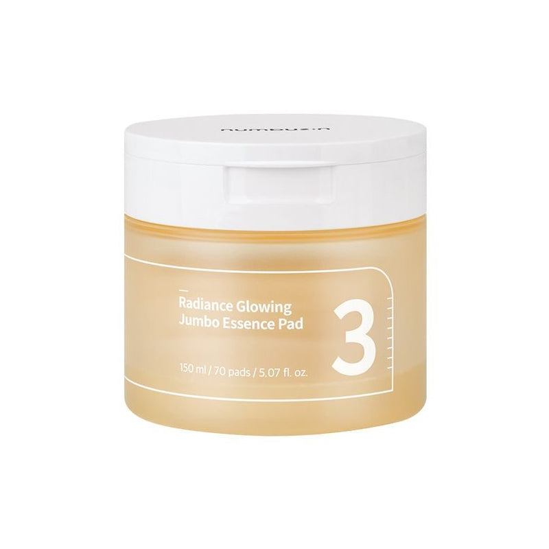 Numbuzin No.3 Radiance Glowing Jumbo Essence Pad (150ml *70ea ) - Shop K-Beauty in Australia