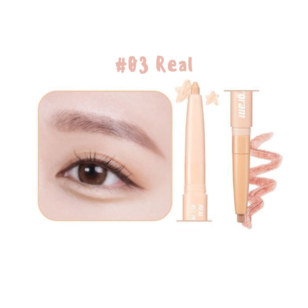 Colorgram All In One Aegyo-Sal Maker liquid eyeliner with precise tip, designed for enhancing eye makeup looks.
