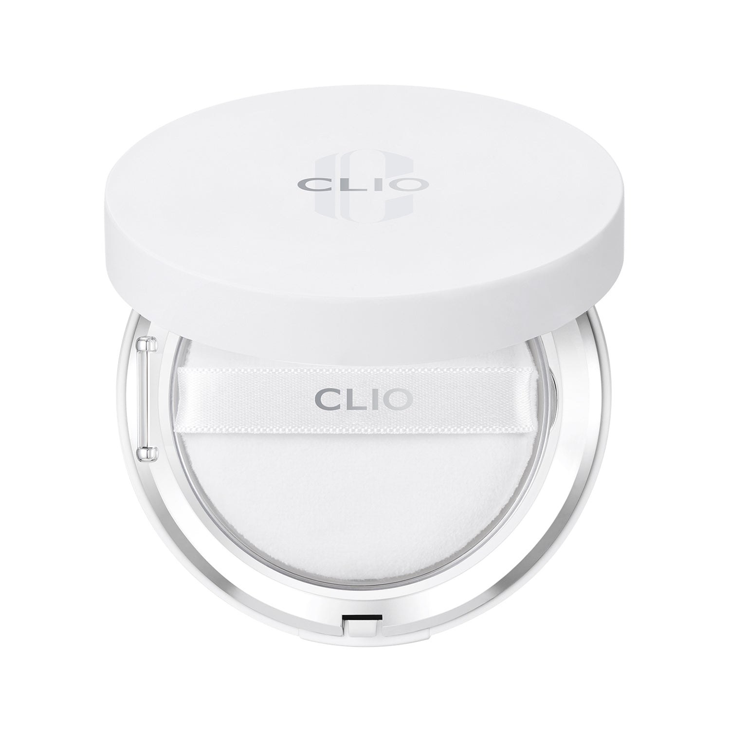 Clio Stay Perfect Finish Pact setting powder in compact with smooth, matte finish for long-lasting makeup hold.