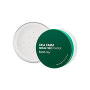 Farmstay Cica Farm Sebum Free Powder setting powder in 5g, with a smooth, lightweight texture for a matte finish.