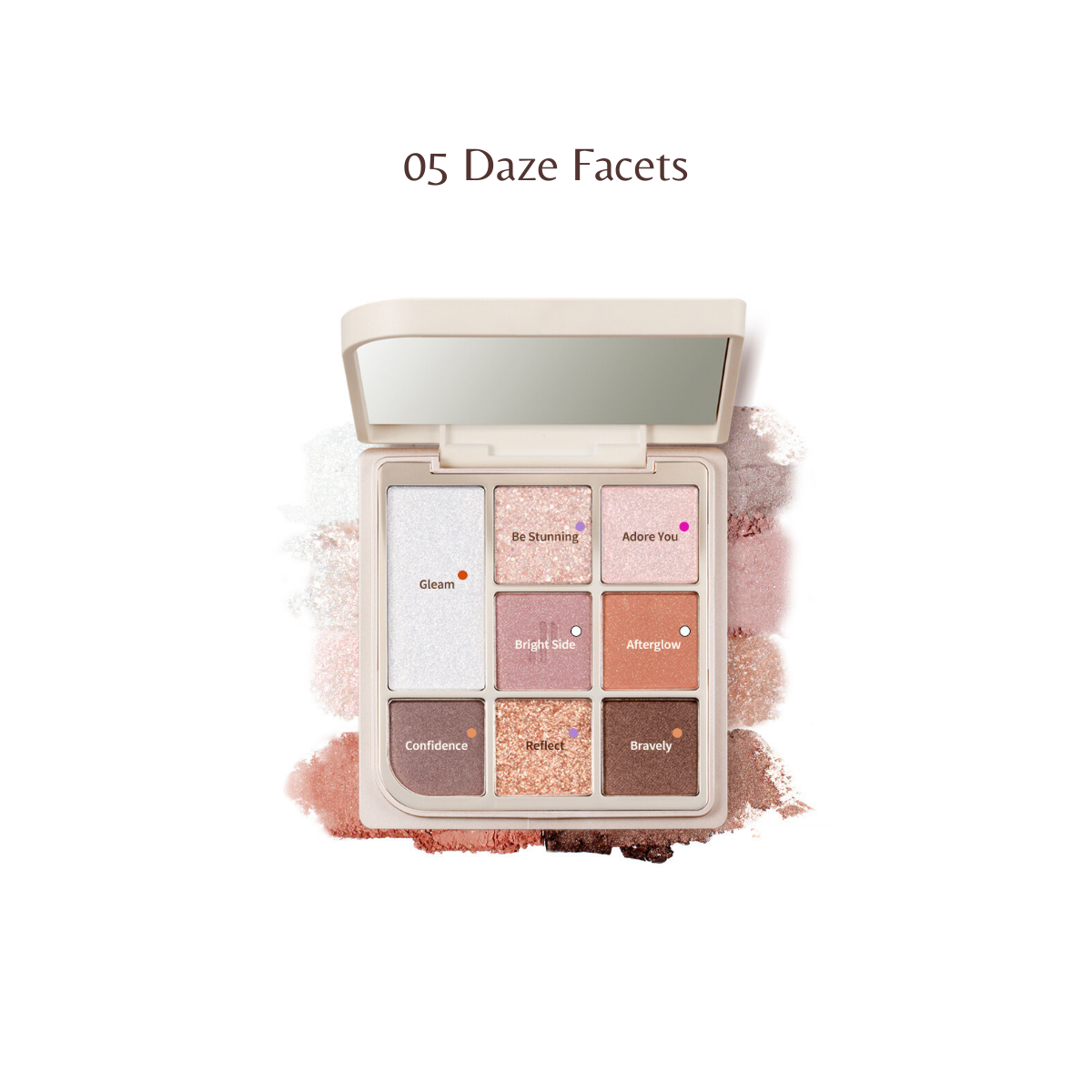 Heart Percent Dote on Mood Eye Palette (6 Colours) - Shop K-Beauty in Australia