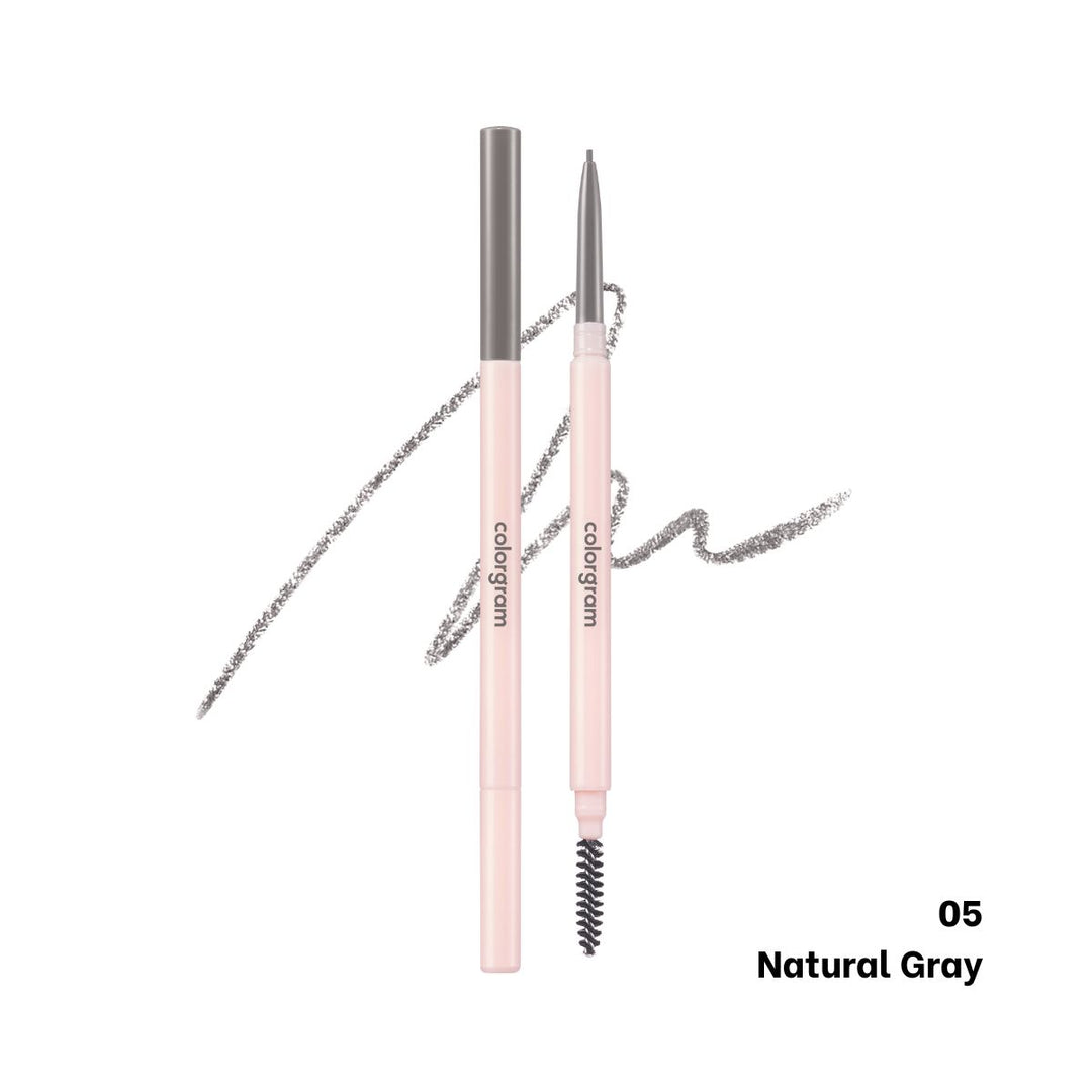 COLORGRAM Micro Slim Brow Pencil (4 Colours) - Shop K-Beauty in Australia