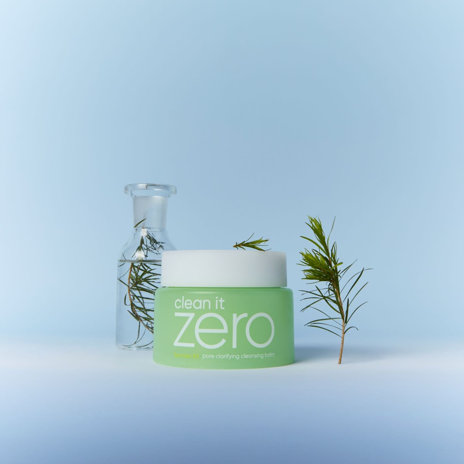 Banila Co Clean It Zero Cleansing Balm Original and Pore Clarifying bundle in 100ml containers, showing the skincare product and packaging.