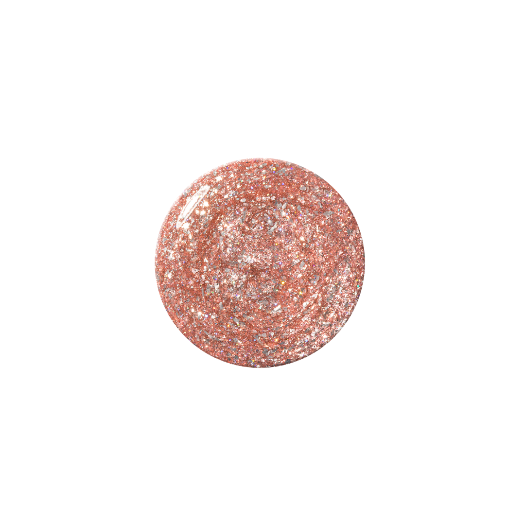 Wakemake Nail Gun Nails with glitter finish, showcasing shiny, decorative nail tips for stylish manicures and nail art.