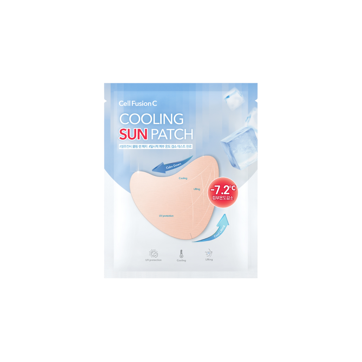 Cell Fusion C Cooling Sun Patch 60Pads - Shop K-Beauty in Australia
