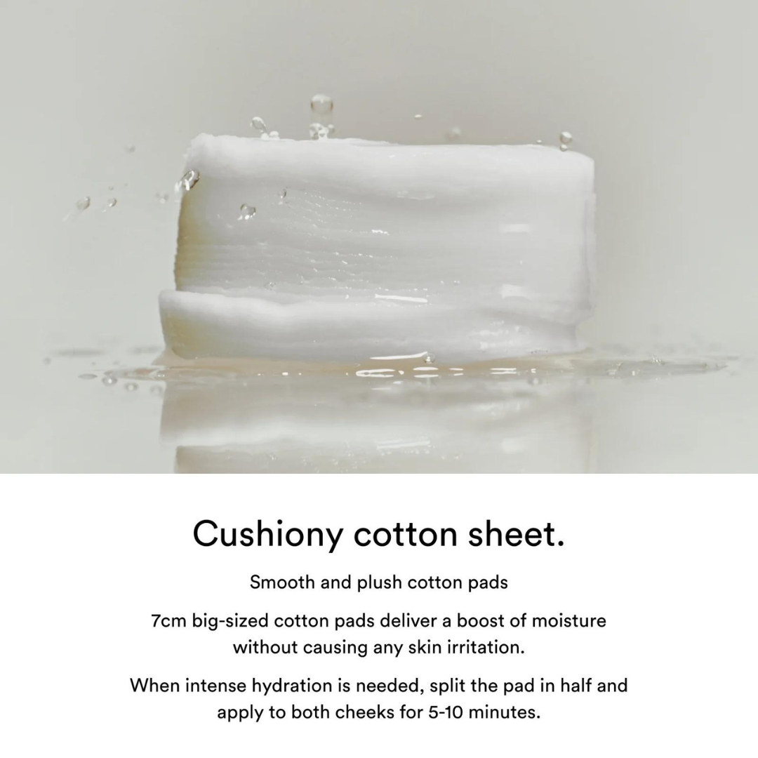 Abib Jericho Rose Collagen Pad toner pad for firming and hydration, shown with 60 pads in a clear container.