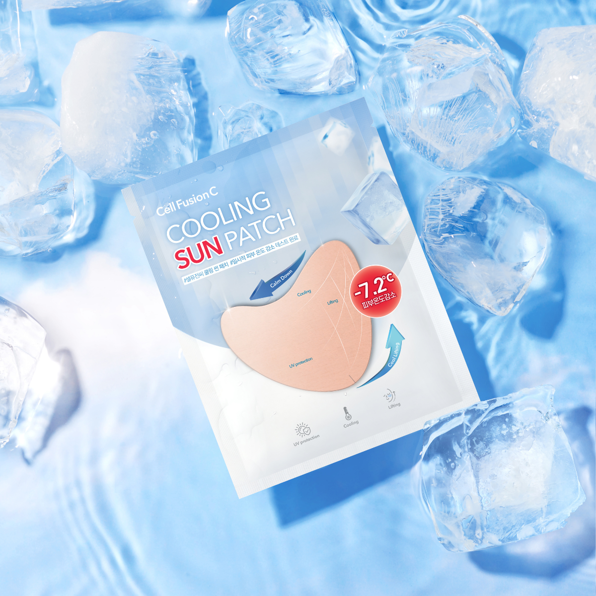Cell Fusion C Cooling Sun Patch 60Pads - Shop K-Beauty in Australia