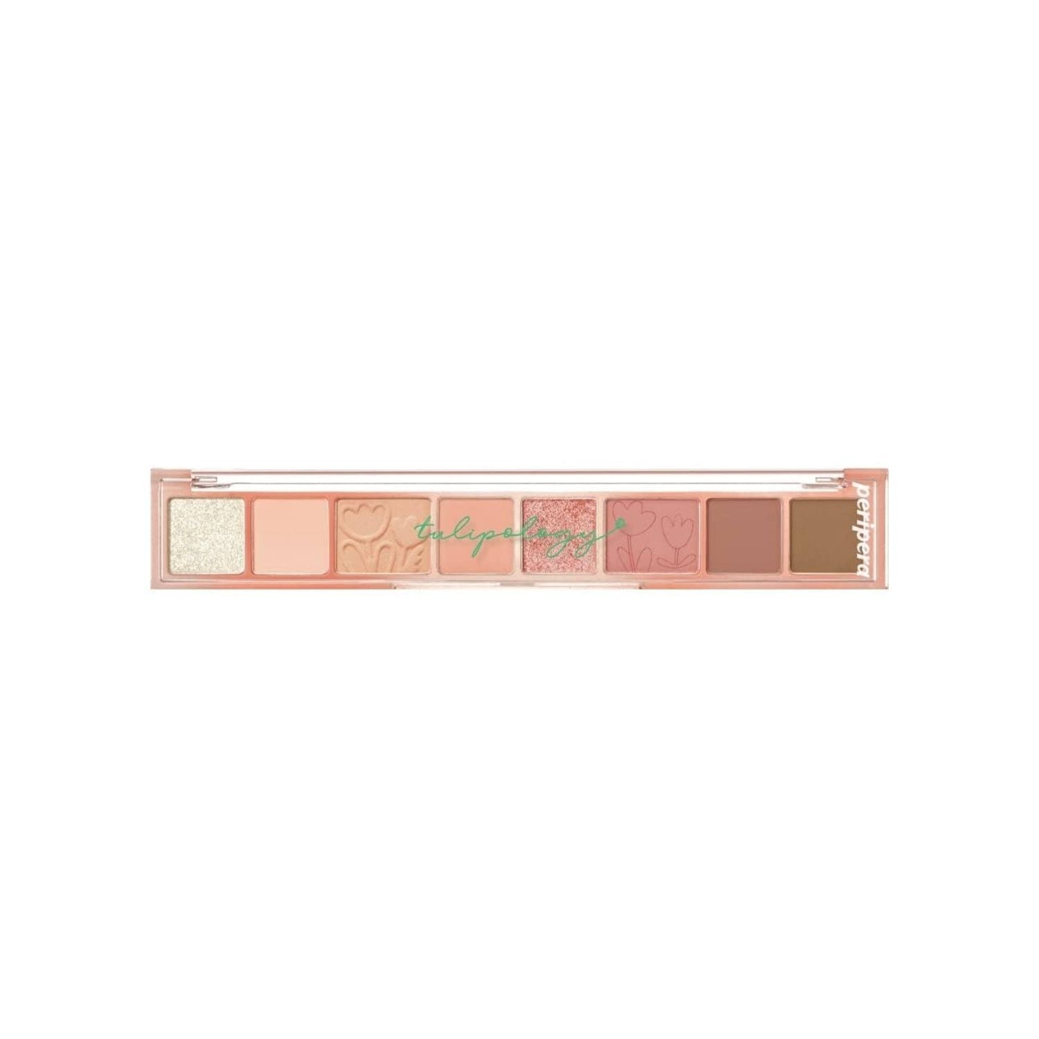 Peripera All Take Mood eyeshadow palette with various colorful shades in a compact for versatile eye makeup looks.