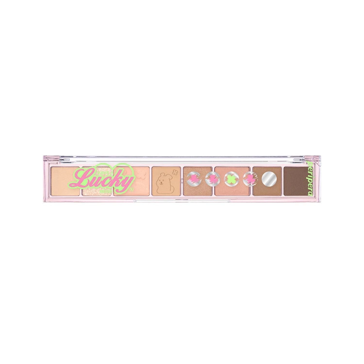Peripera All Take Mood Palette eyeshadow with multiple neutral and vibrant shades in a compact palette.
