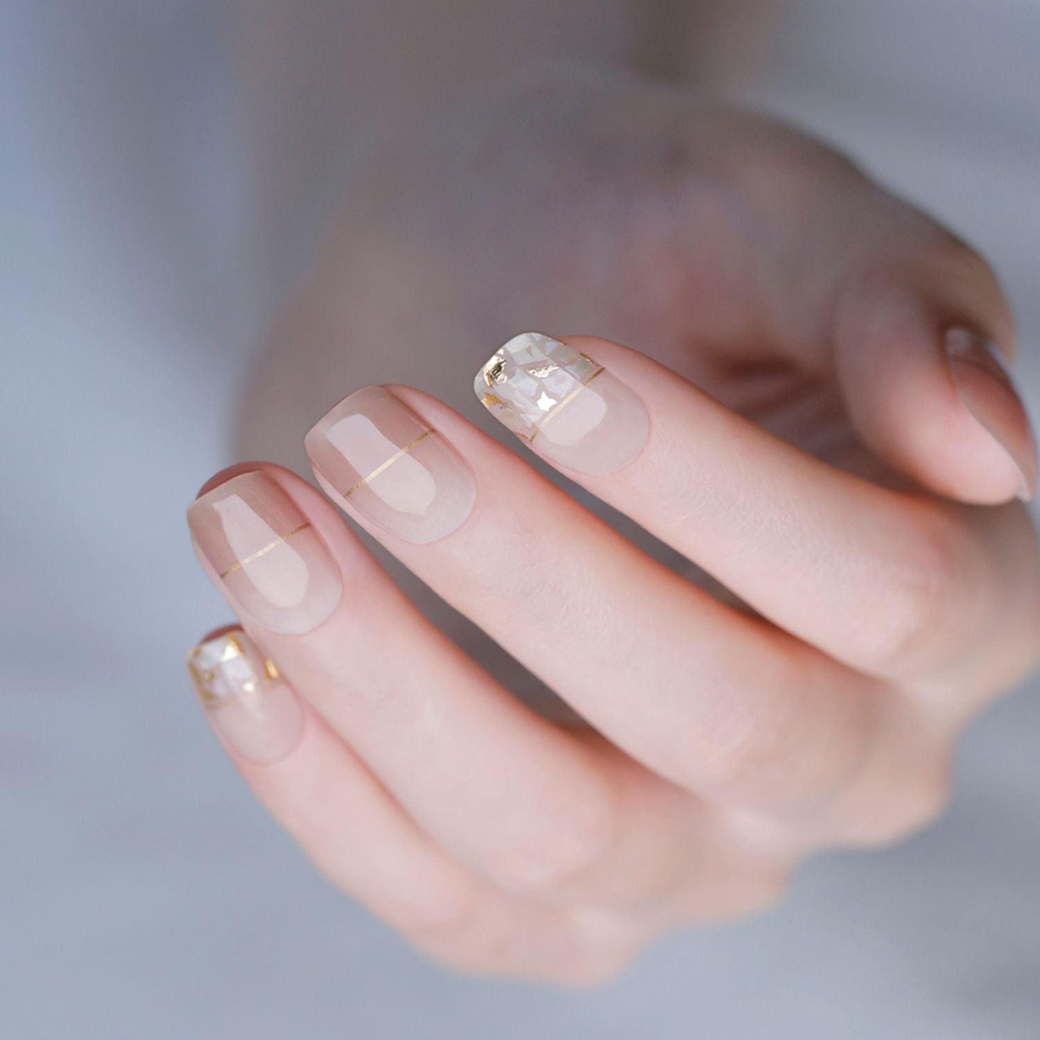 Ohora Semi-Cured Gel Nail - N Cream Shell - Shop K-Beauty in Australia