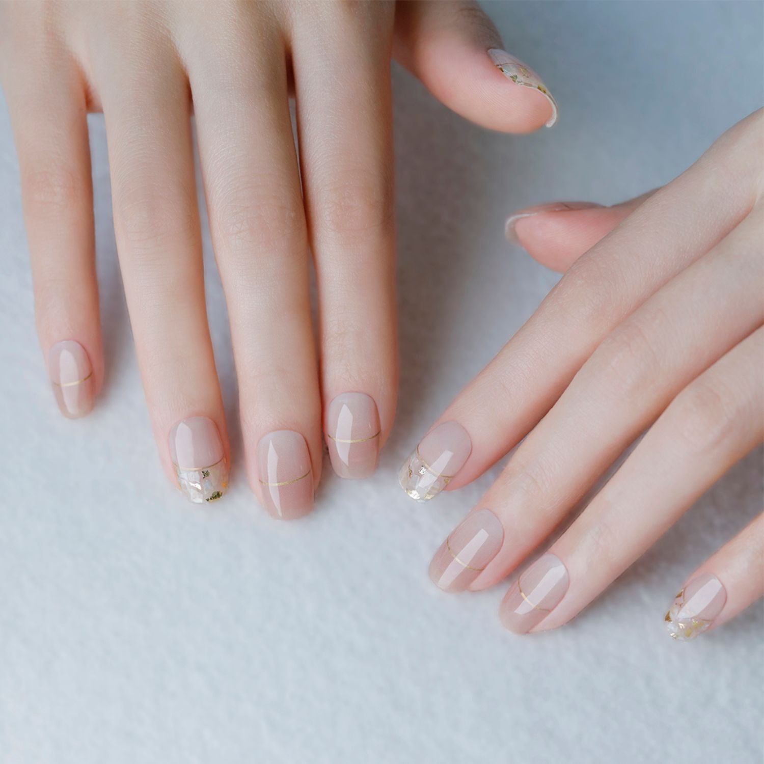 Ohora Semi-Cured Gel Nail - N Cream Shell - Shop K-Beauty in Australia