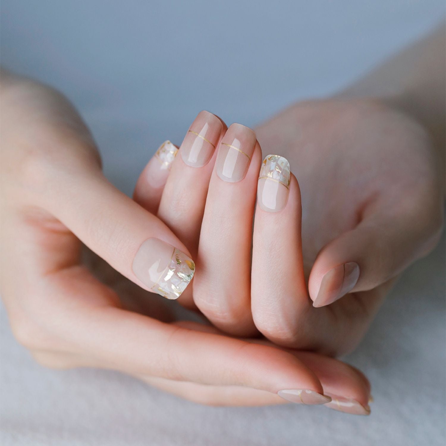 Ohora Semi-Cured Gel Nail - N Cream Shell - Shop K-Beauty in Australia