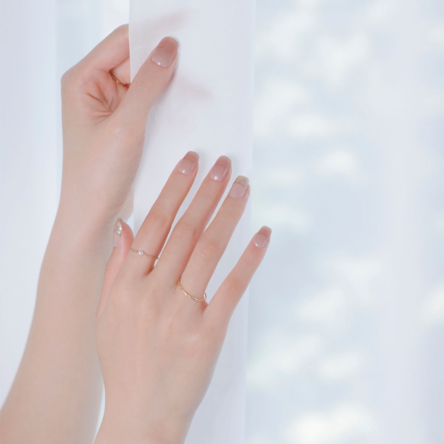 Ohora Semi-Cured Gel Nail - N Cream Shell - Shop K-Beauty in Australia