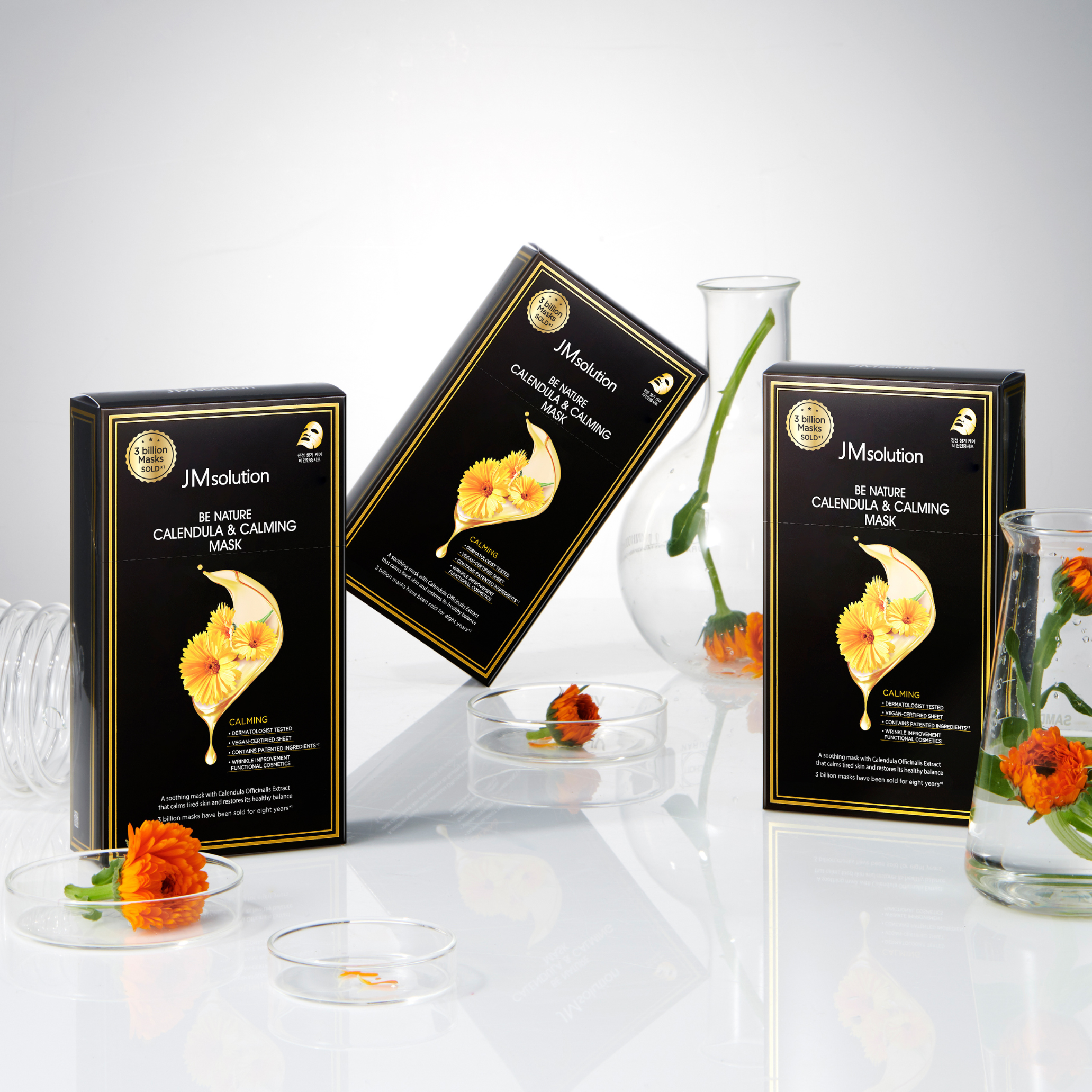 JMsolution Be Nature Calendula & Calming Mask Box [10pcs] - Shop K-Beauty in Australia