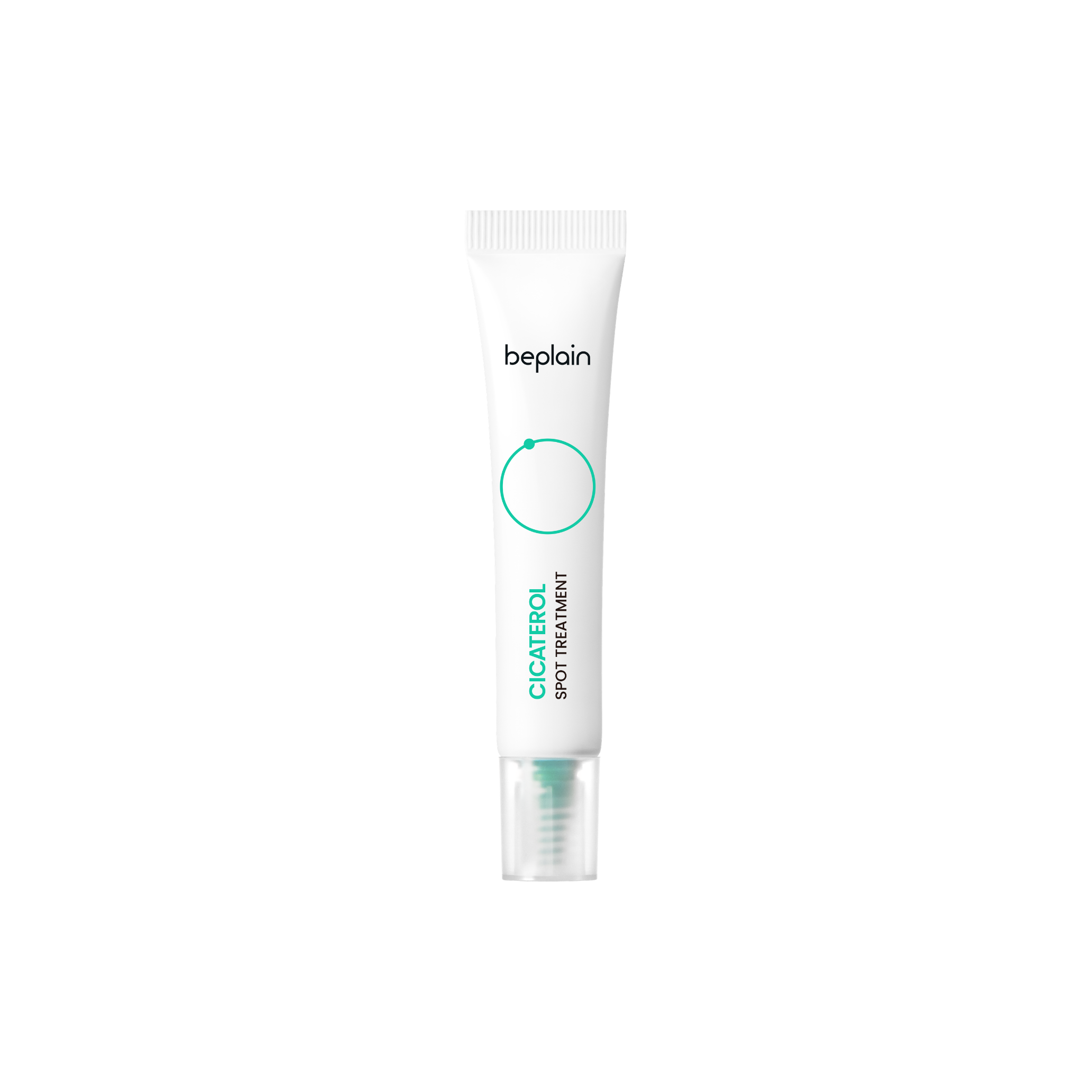 Beplain Cicaterol spot treatment cream and patches in a 15ml container, designed for targeted scar and blemish healing.