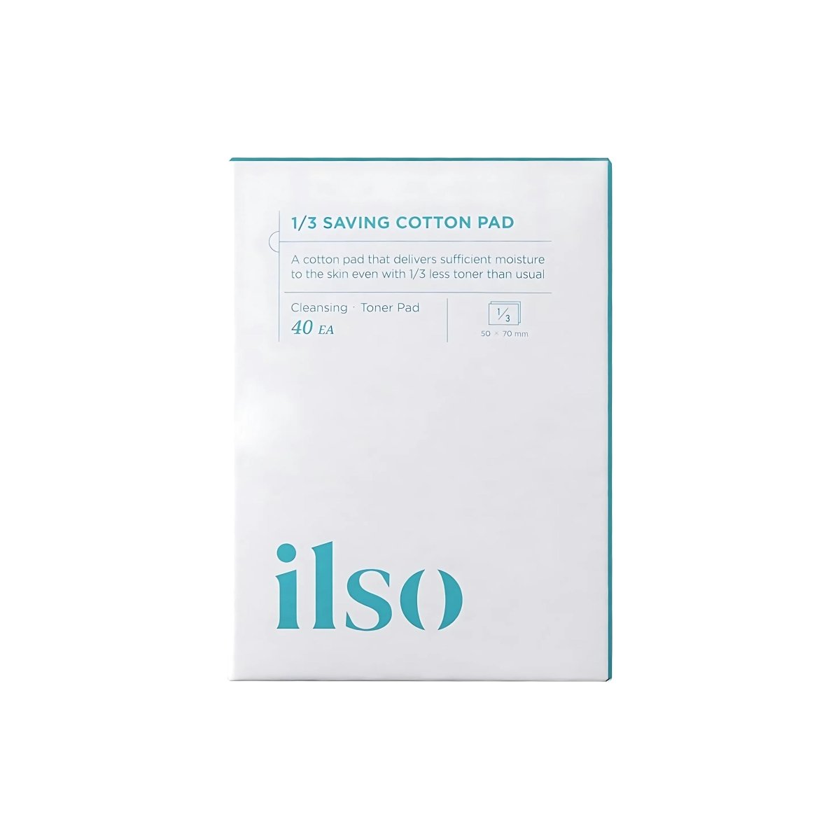 ILSO 1/3 Saving Cotton Pad 40Pads | La Cosmetique