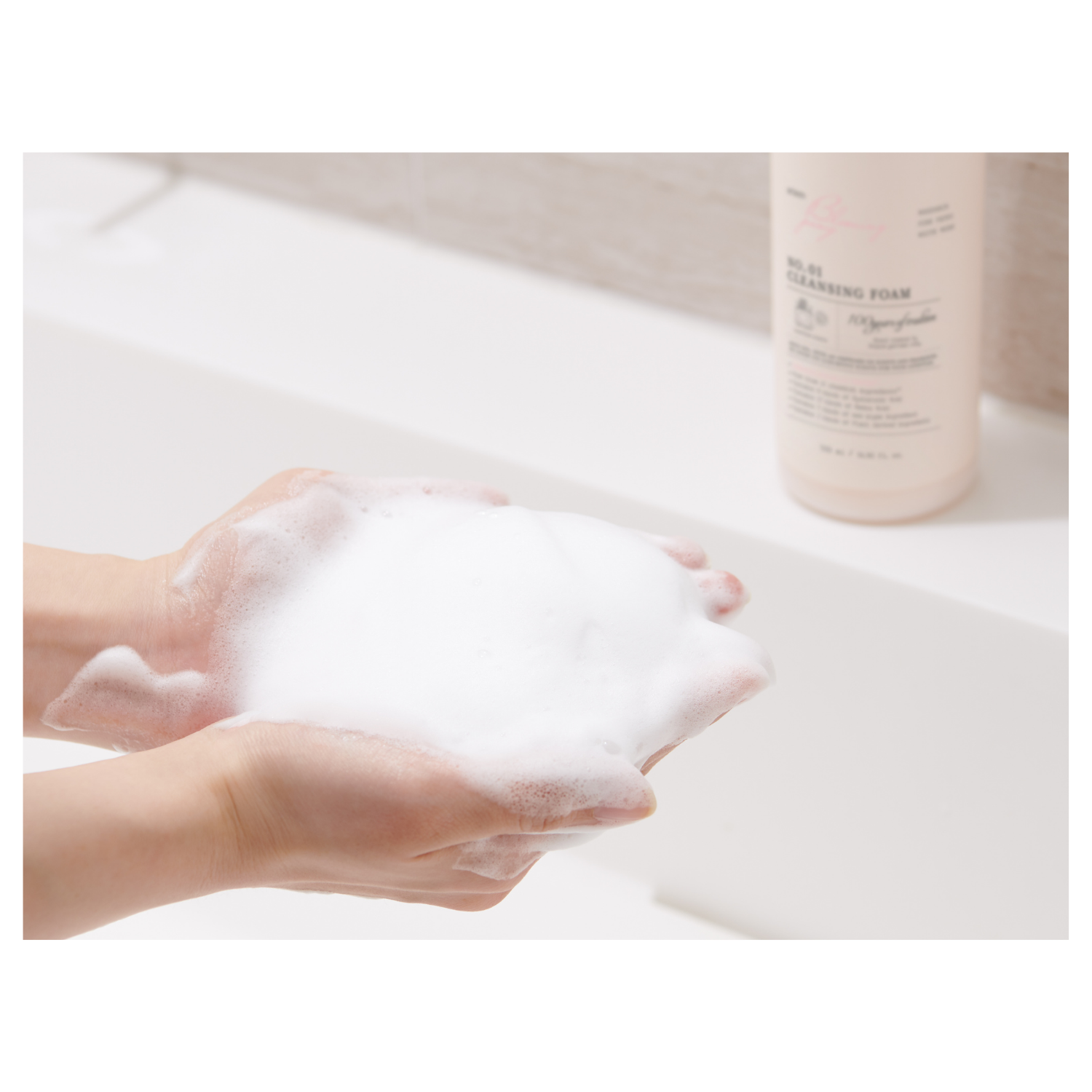 Jmella Blooming Peony Cleansing Foam 500ml - Shop K-Beauty in Australia