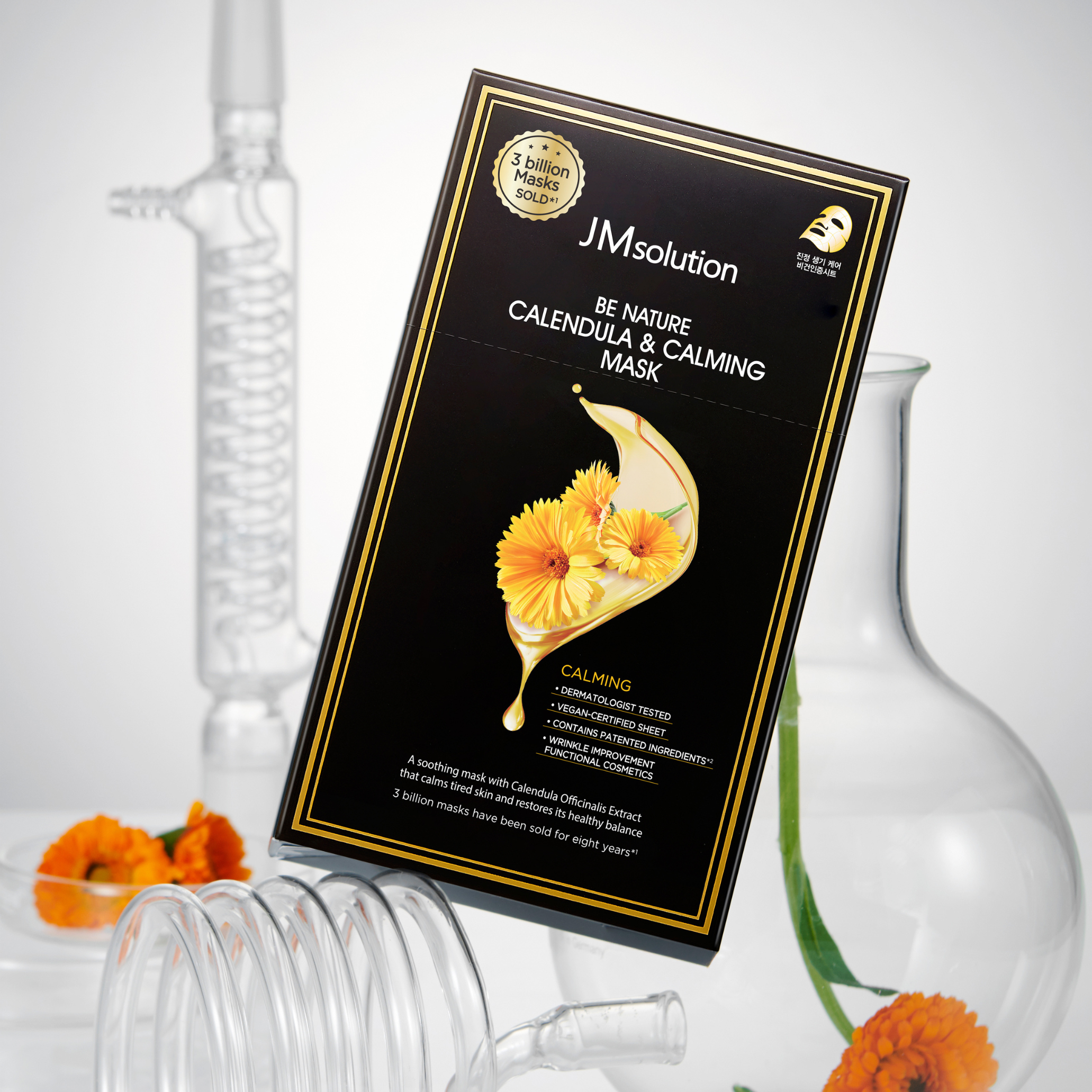 JMsolution Be Nature Calendula & Calming Mask Box [10pcs] - Shop K-Beauty in Australia