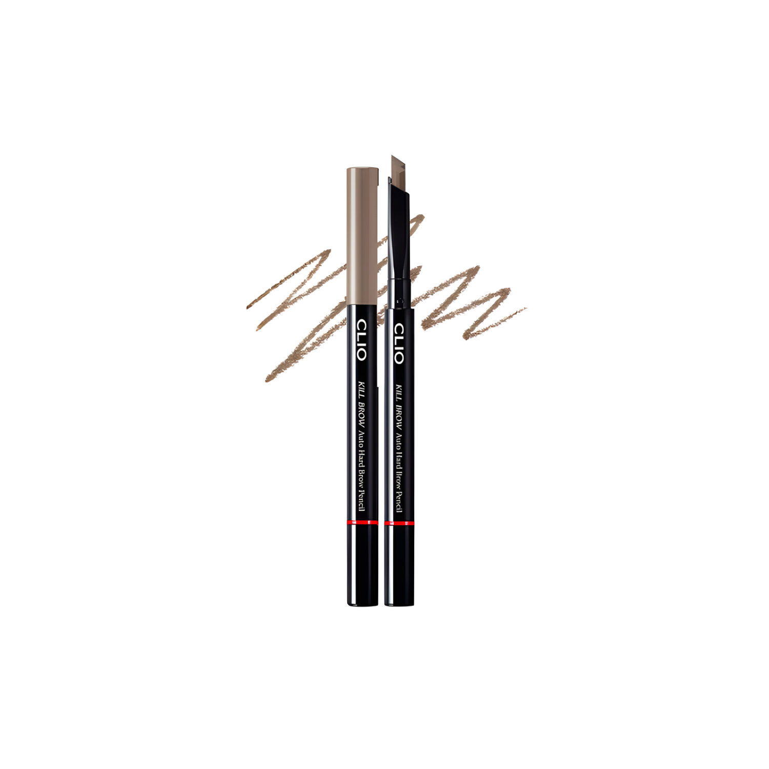 Clio Kill Brow Auto Hard Brow Pencil for defining and shaping eyebrows with precise, natural-looking strokes.