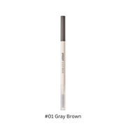 Peripera Speedy D Cut Brow eyebrow product with natural-looking, precisely shaped eyebrows in a close-up image