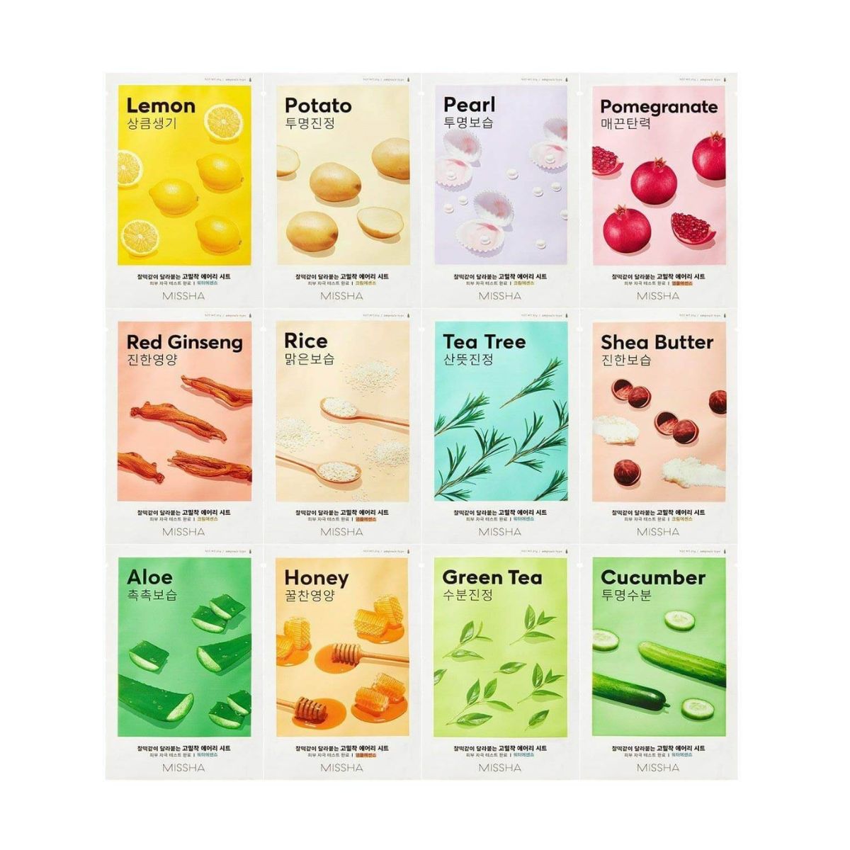 Missha Airy Fit Sheet Mask [Potato] 1pc  - La Cosmetique