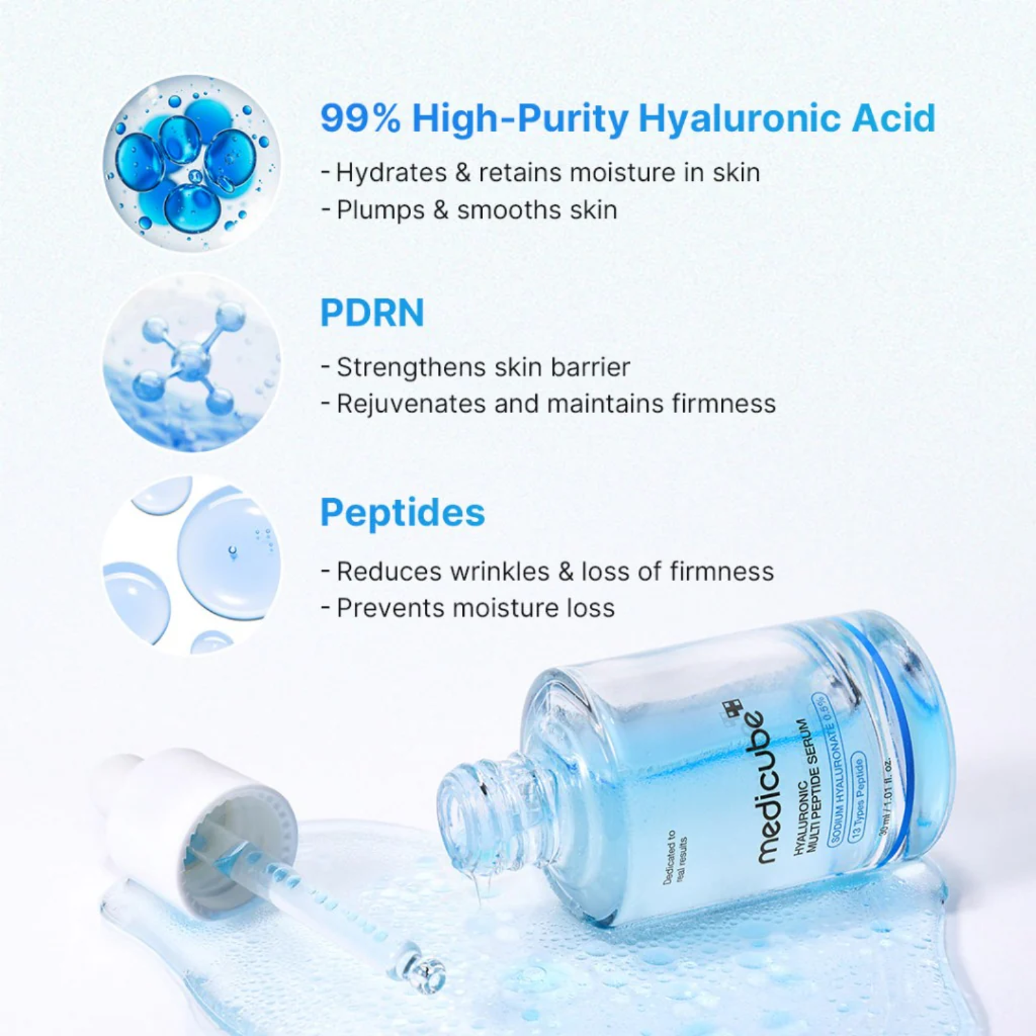 Medicube Hyaluronic Multi Peptide Serum 30ml - Shop K-Beauty in Australia