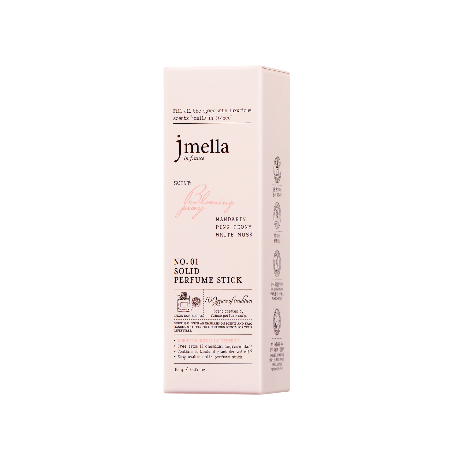 Jmella Blooming Peony Solid Perfume Stick 10ml - Shop K-Beauty in Australia