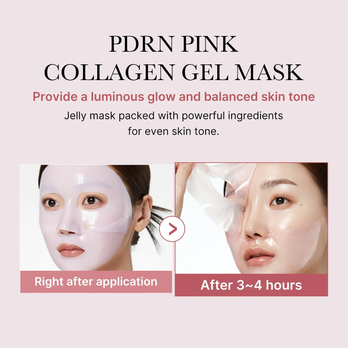 Medicube PDRN Pink Vita Coating Sheet Mask for brightening and hydration, displayed on a clean, white background.