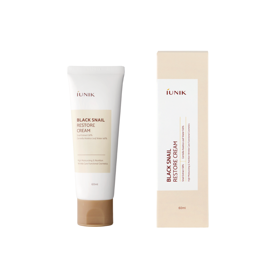 iUNIK Black Snail Restore Cream 60ml - Shop K-Beauty in Australia