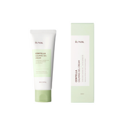 iUNIK Centella Calming Gel Cream 60ml in a clear jar, featuring a soothing, lightweight face moisturizer with natural centella extract.