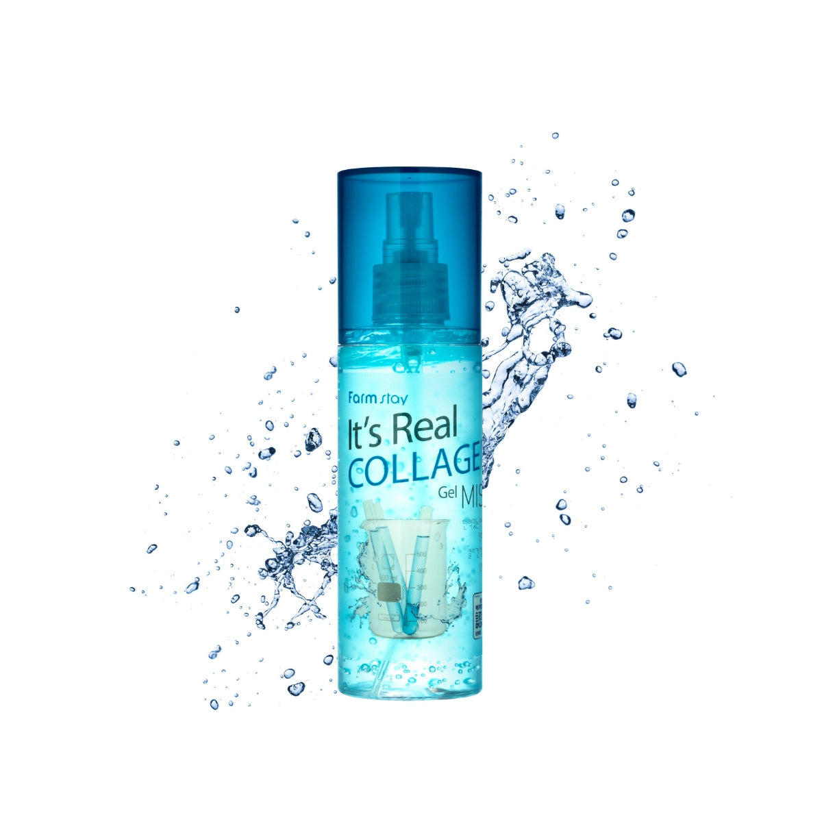 Farmstay It's Real Collagen Gel Mist 120ml face mist with collagen for hydrating and refreshing skin.
