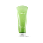 Frudia Green Grape Pore Control Cleansing Foam in 145ml gel and foam cleanser tube, showing the product packaging and label.