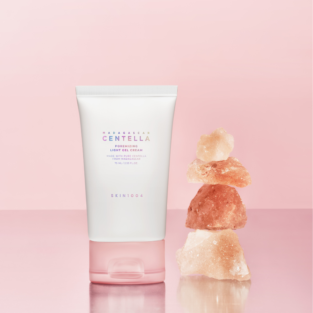 SKIN1004 Madagascar Centella Poremizing Light Gel Cream in 75ml, a face moisturizer with a lightweight, soothing gel texture.