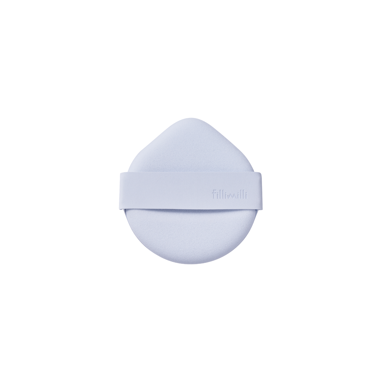 Fillimilli Detailed Hydro Puff sponge for flawless makeup application, showcasing a soft, rounded beauty blending tool.