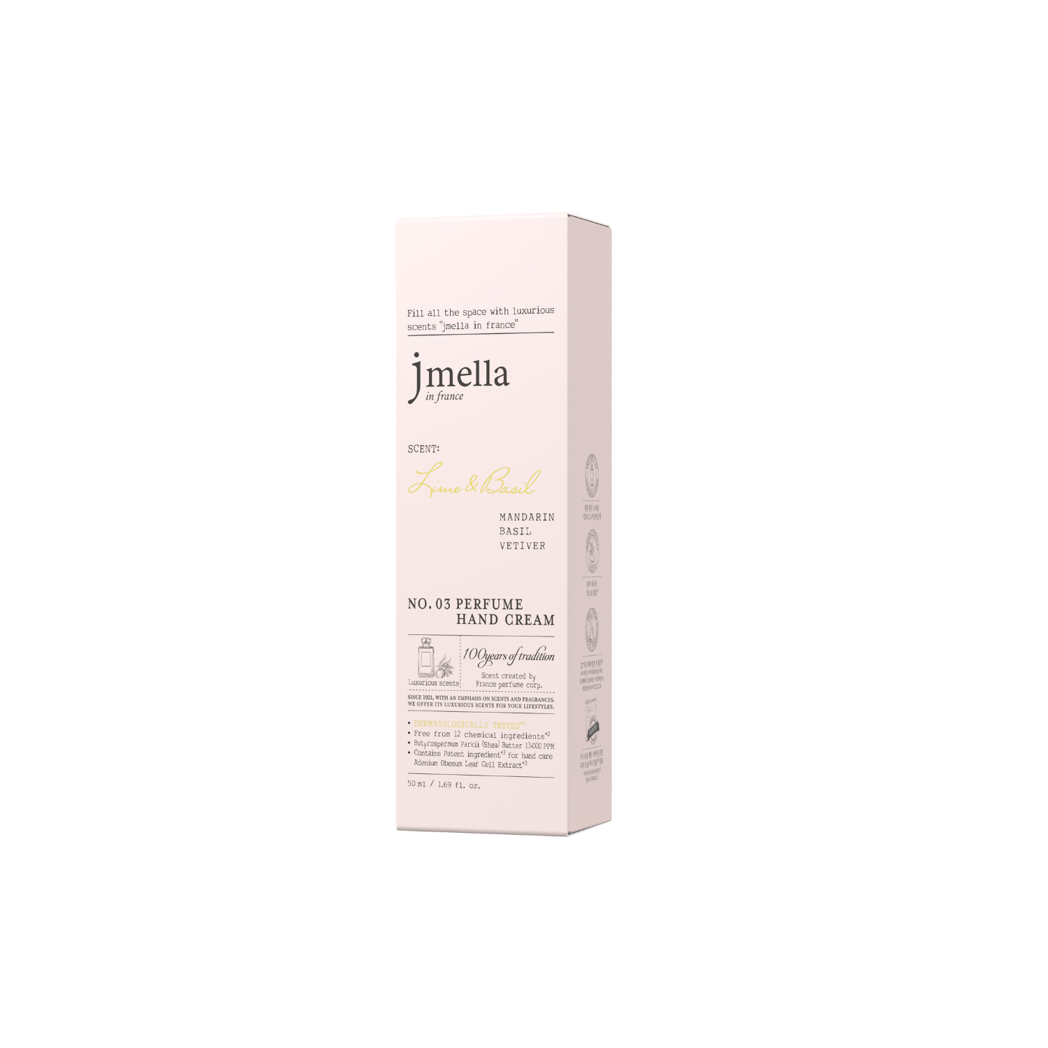 Jmella Lime & Basil Perfume Hand Cream 50ml - Shop K-Beauty in Australia