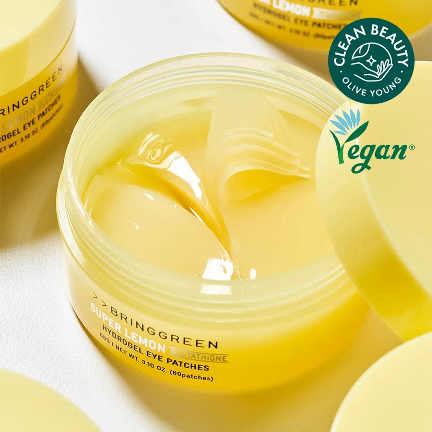 Bring Green Super Lemon Glutathione Eye Patches 60pc - Shop K-Beauty in Australia